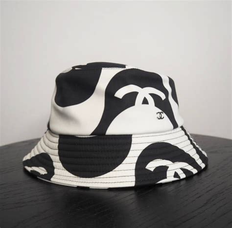 chanel cotton bucket hat.